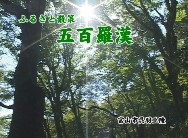 ふるさと散策 五百羅漢 富山市呉羽丘陵
