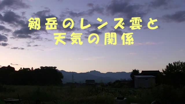 剱岳のレンズ雲と天気の関係 [更新版]｜平成26年度「とやま映像コンクール 自作視聴覚部門」生涯学習・社会教育の部　優秀賞