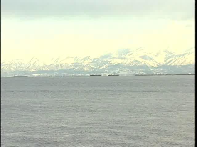 蜃気楼(雪あり）