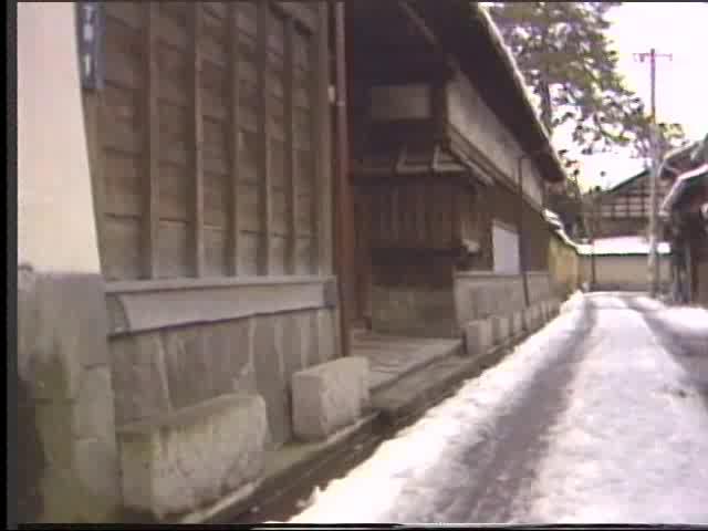 雪の武家屋敷