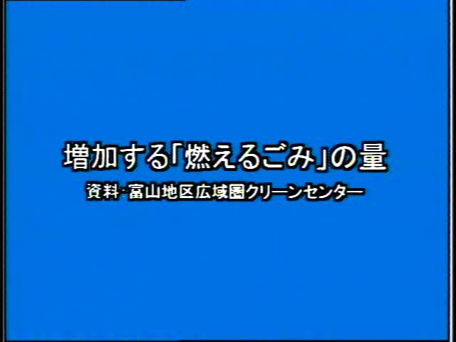 捨てる から 再生へ 資料編 1 増加する「燃えるごみ」の量