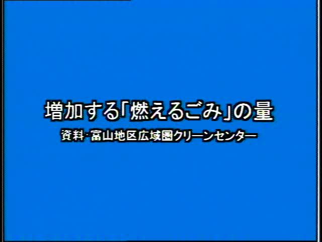 捨てる から 再生へ 資料編 1 増加する「燃えるごみ」の量