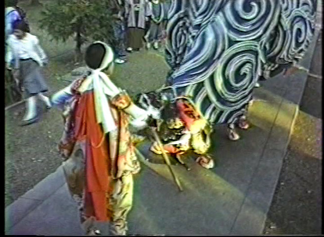 砺波市久泉神社秋季祭礼獅子舞